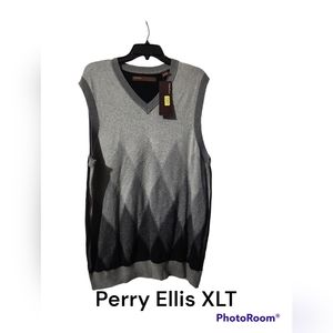 Men's Perry Ellis Vest, Size XLT, NWT